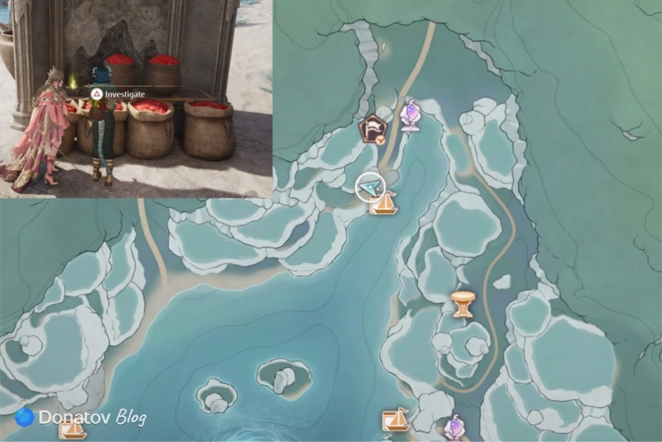 Как найти Glacial Gleam Incense (Strong) в Infinity Nikki