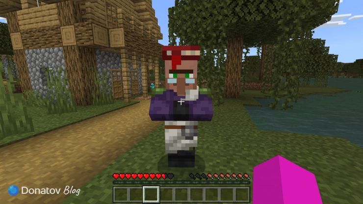 Библиотекарь в Minecraft
