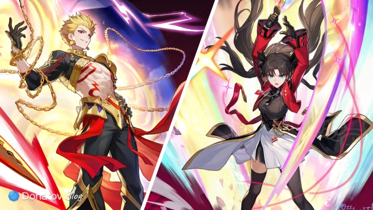Анонсы Рин и Гильгамеша HSR x Fate/stay