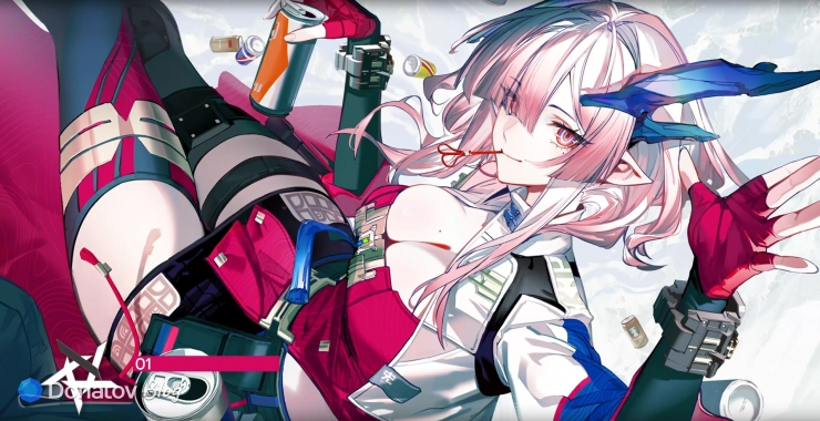 Изображение Ми Фу за первое пробуждение в 1.3 Arknights: Endfield