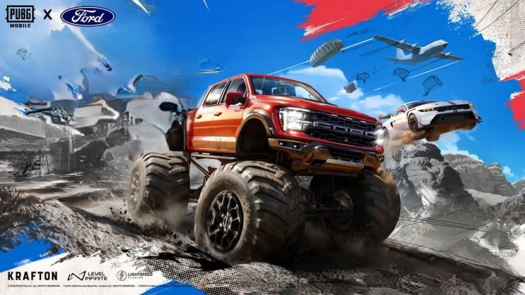 Ford в PUBG Mobile: обзор легендарной коллаборации и новых скинов на автомобили