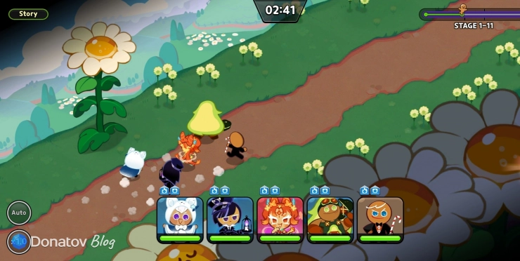 Поле боя и местоположение способностей печенек в Cookie Run: Kingdom