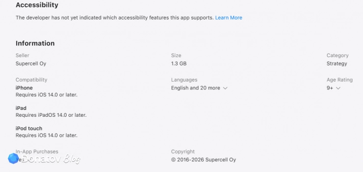 Системные требования игры Clash Royale из App Store