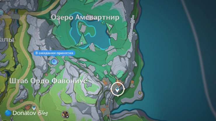 Телепорт у озера Амсвартнир