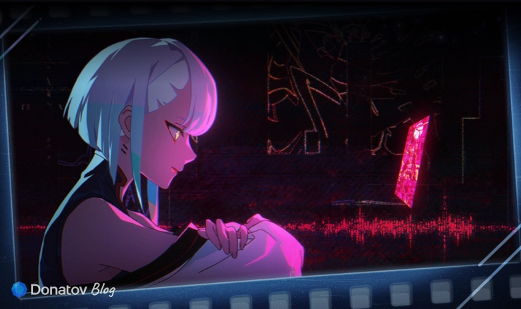 Люси из коллаборации Wuthering Waves x Cyberpunk: Edgerunners в 3.4