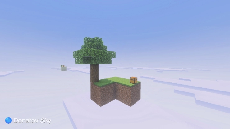 Карта SkyBlock для Minecraft