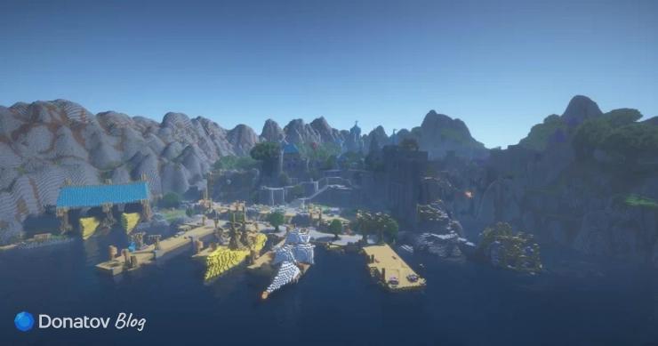 Карта Crafting Azeroth для Minecraft