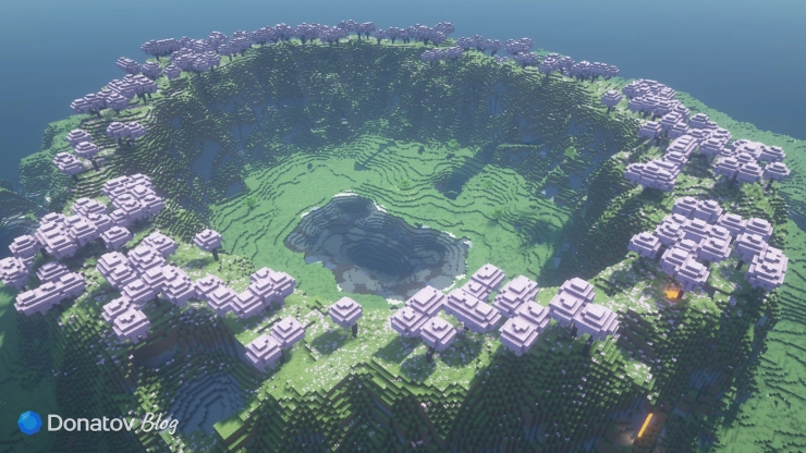 Красивый сид в Minecraft