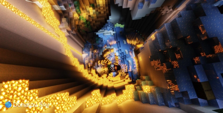 Карта в The Dropper для Minecraft
