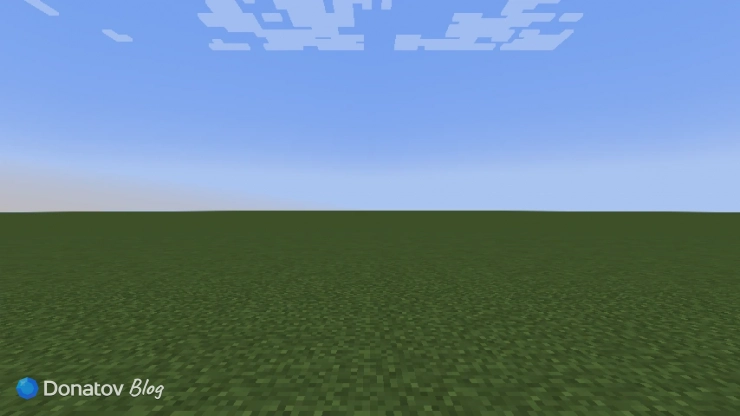 Суперплоский мир в Minecraft