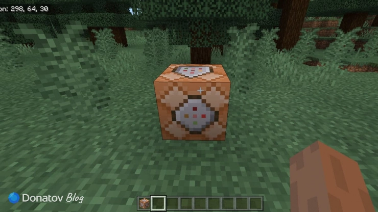 Командный блок в Minecraft