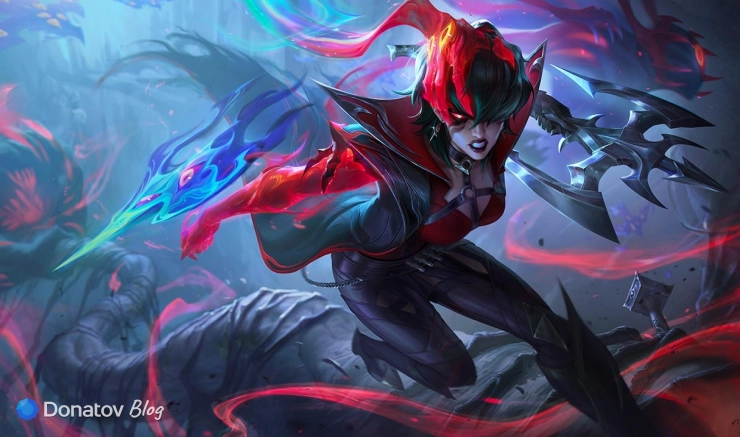 Образ «Проклятая демоном Вейн» в League of Legends