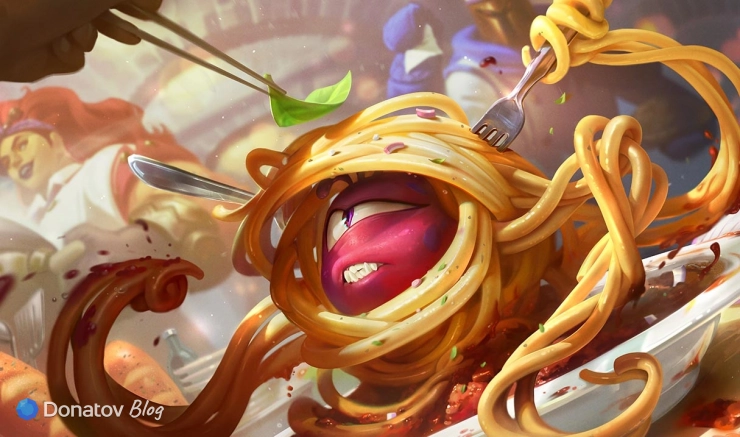 Образ «Спагетти алла Вел'Коз» в League of Legends