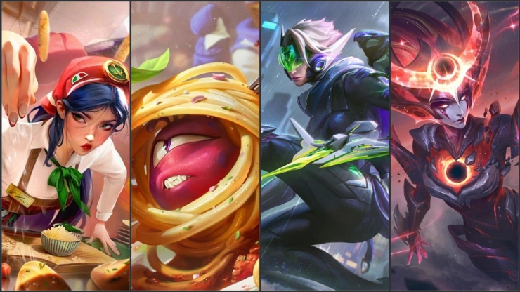 Обзор скинов в League of Legends за май: ад, еда и кибернетика