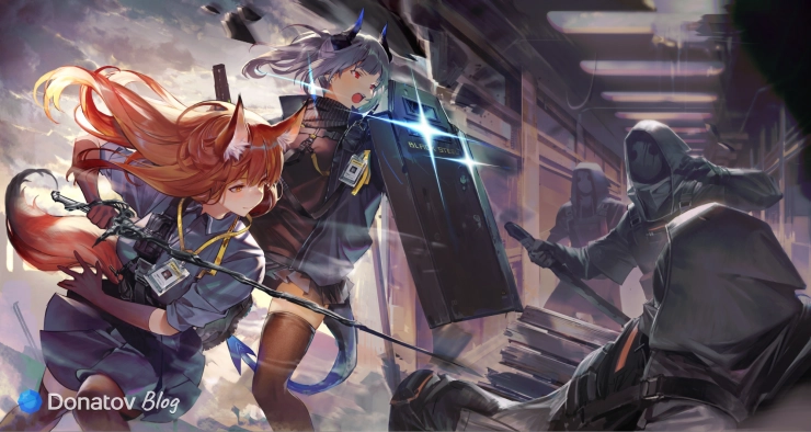 Франка и Лискарм в Arknights