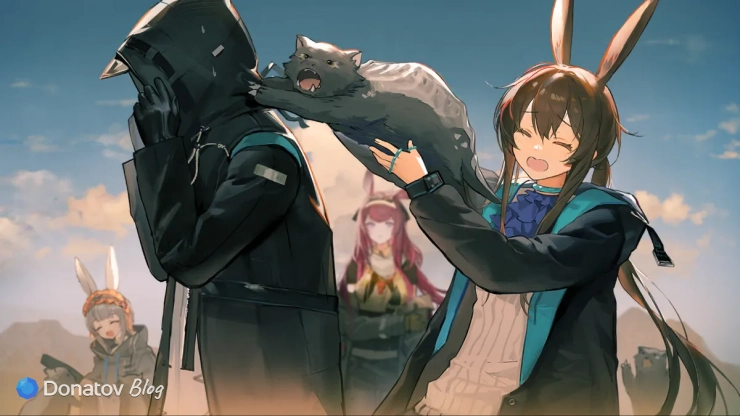 На Доктора напала кошка (Arknights)