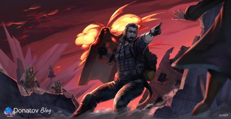 Эйс прикрывает Rhodes Island (Arknights)