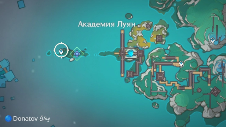 Телепорт к Историю в Genshin Impact