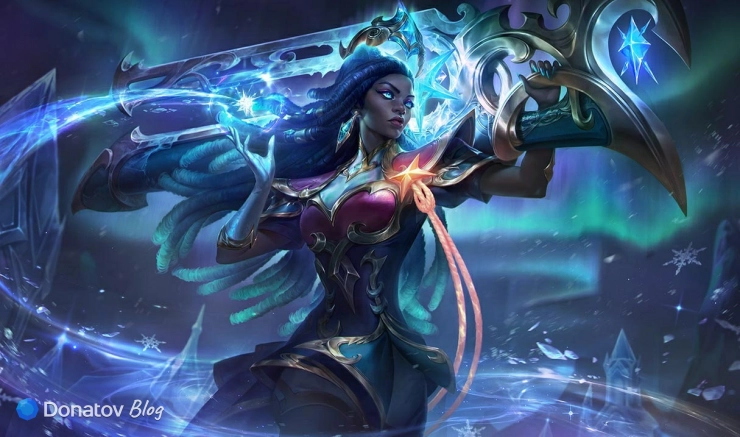 Образ «Избранница зимы Сенна» в League of Legends