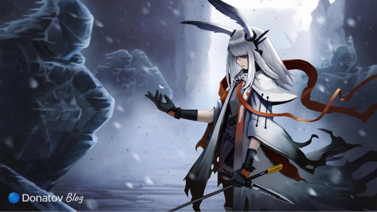 ФростНова демонстрирует свои силы, Arknights