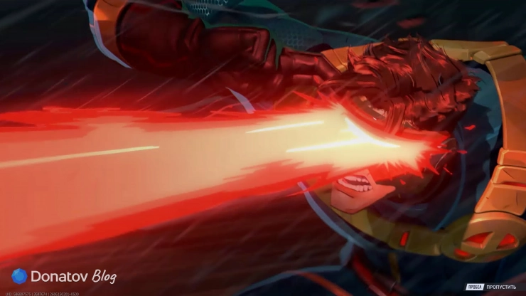 Циклоп в синематике Marvel Rivals