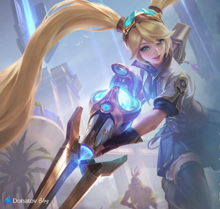 Официальный арт Лейлы из Mobile Legends: Bang Bang