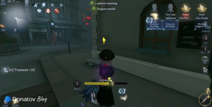 Доктор в матче в Identity V
