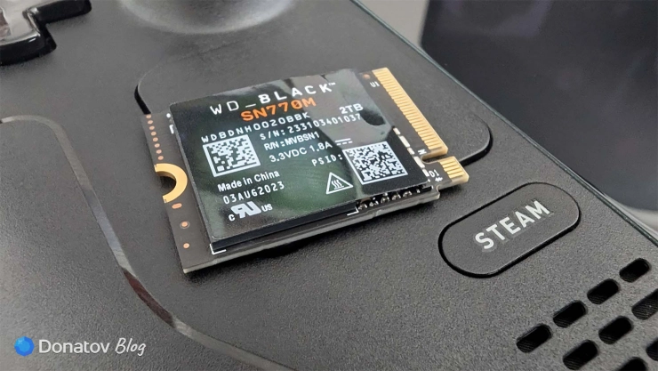 SSD для Steam Deck OLED