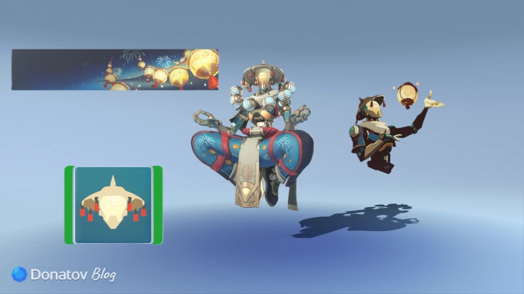 Набор косметики Дзенъятты в боевом пропуске 3 сезона Overwatch