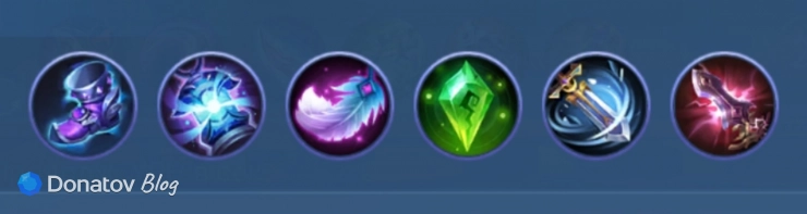 Сборка снаряжения на Джулиана из Mobile Legends: Bang Bang