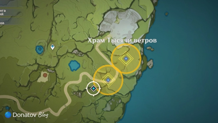 Телепорт у Храма Волка в Genshin Impact