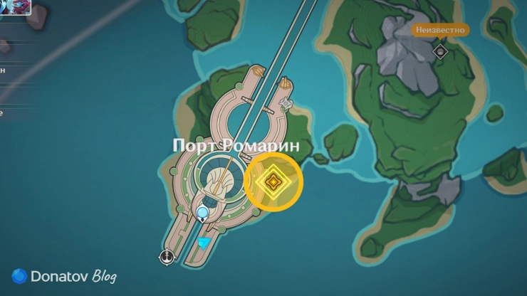 Поляна ромаринов в Genshin Impact