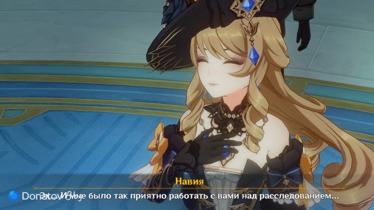 Навия о сотрудничестве с Путешественником в Genshin Impact