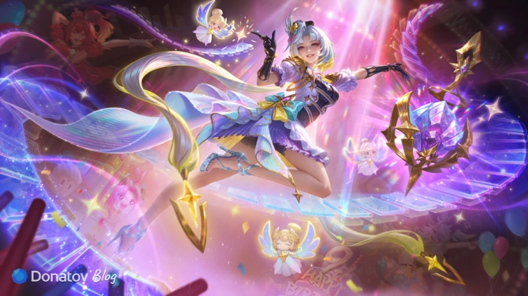 Арт скина на Чжусинь из Mobile Legends: Bang Bang