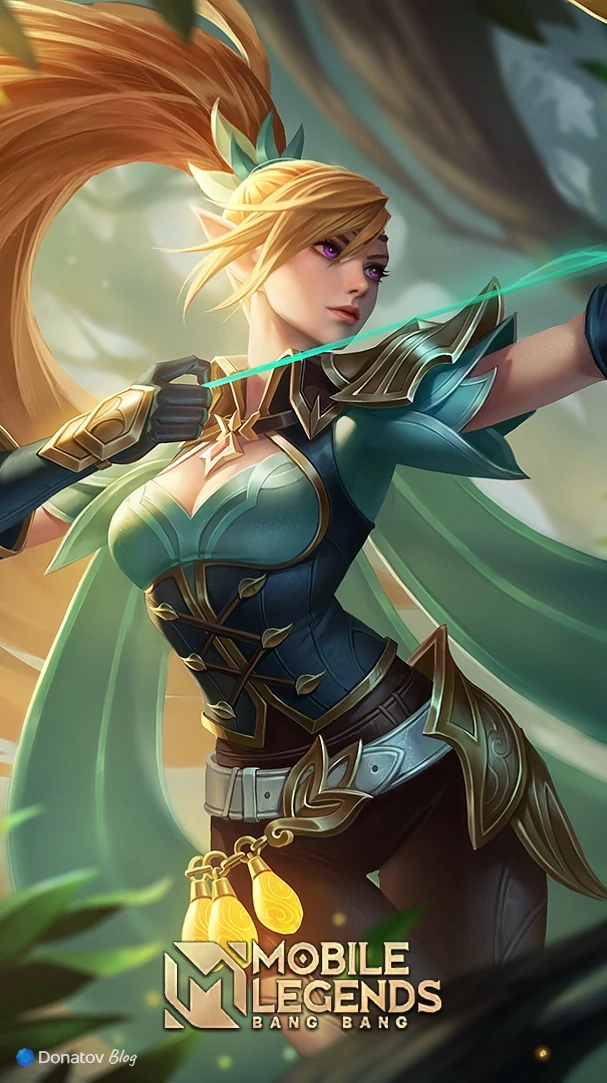 Официальный арт Мии из Mobile Legends: Bang Bang