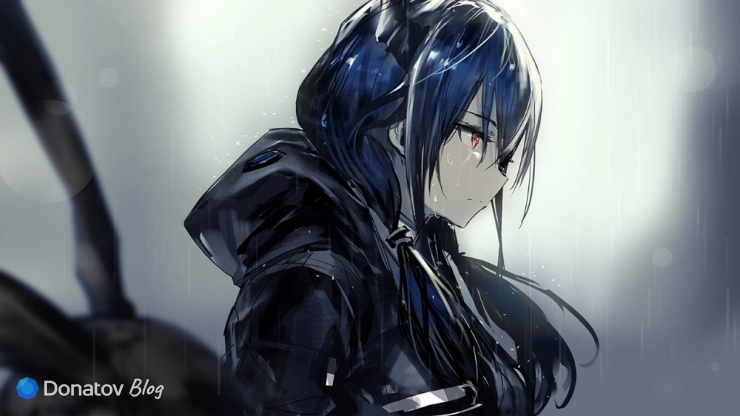 Чэнь под дождём смотрит вдаль, Arknights