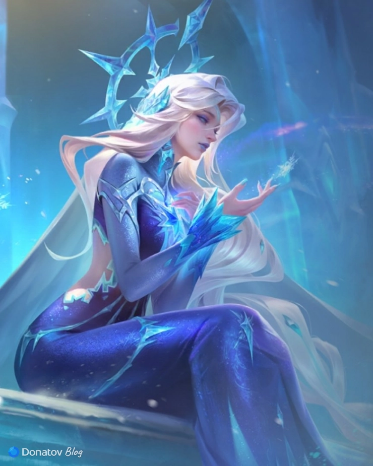 Официальный арт Авроры из Mobile Legends: Bang Bang