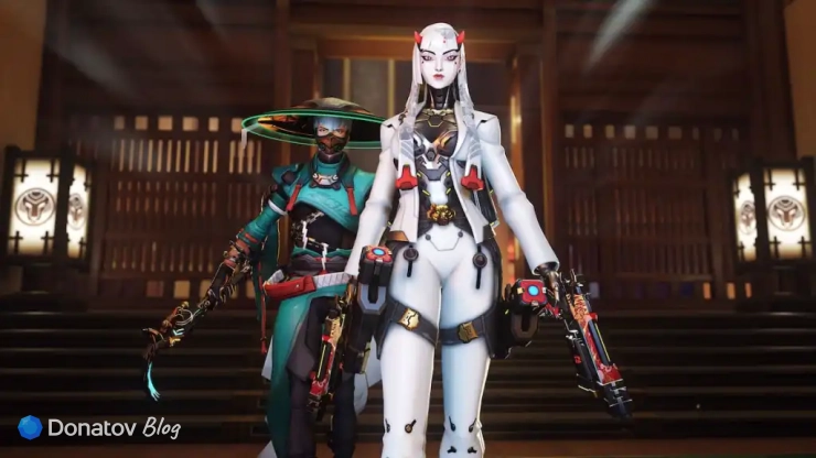 Сион и Мидзуки в Overwatch