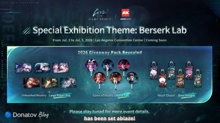 Афиша Berserk Lab на Anime Expo 2026