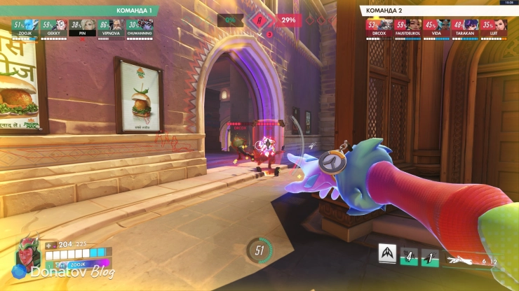 Геймплей Эхо в режиме «От сообщества» в Overwatch