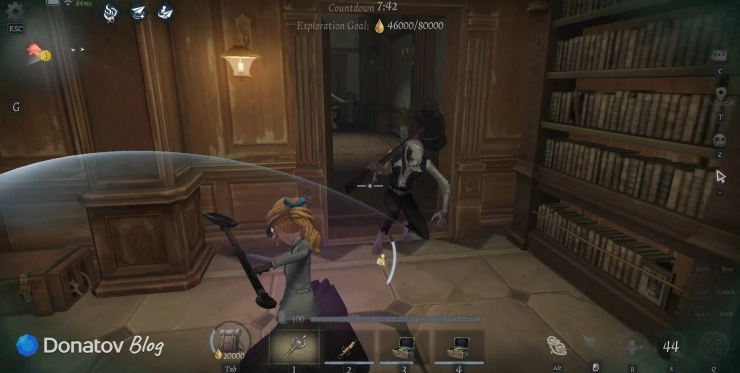 Кадр из режима Cryptic Notes в Identity V