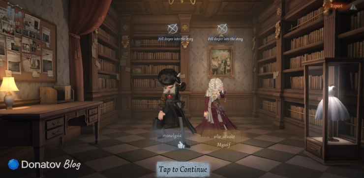 Смерть в матче Cryptic Notes в Identity V