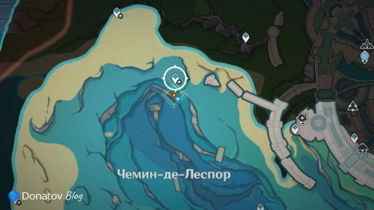 Телепорт в Аннапаузисе в Genshin Impact