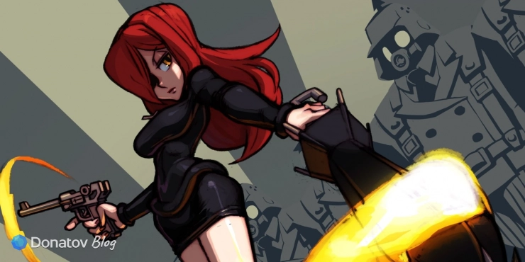 Парасоул из Skullgirls: Fighting RPG