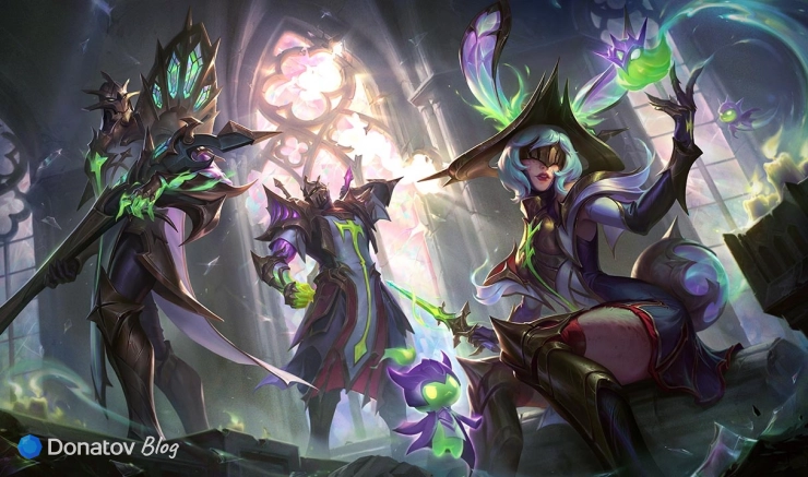 Образ «Аврора из расколотого ордена» в League of Legends