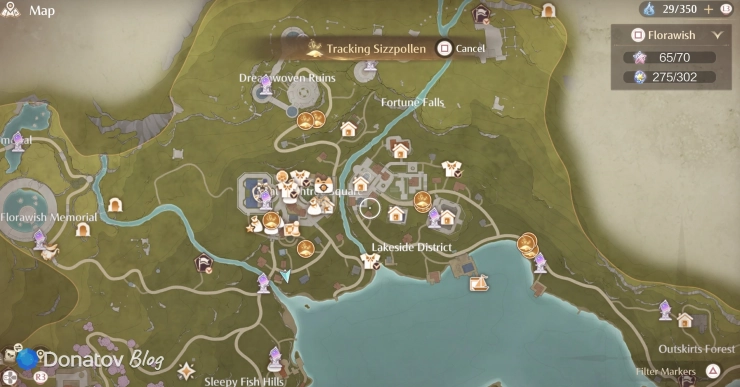 Где найти Sizzpollen Essence в Infinity Nikki