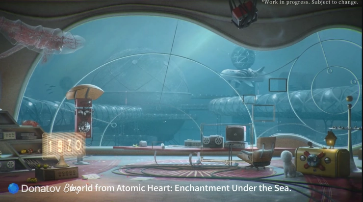 Оформление чемодана в Reverse: 1999 в стилистике Atomic Heart