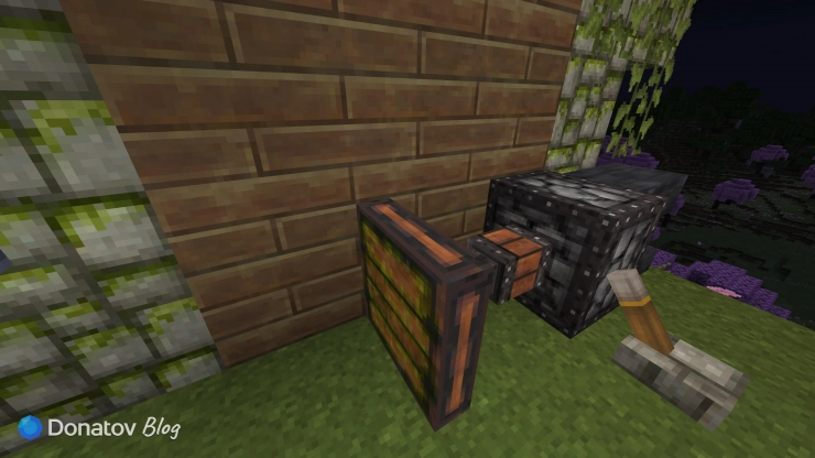 Поршень в Minecraft