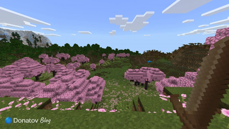 Деревянный меч в Minecraft