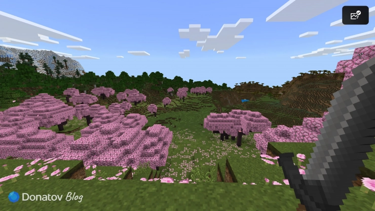 Каменный меч в Minecraft